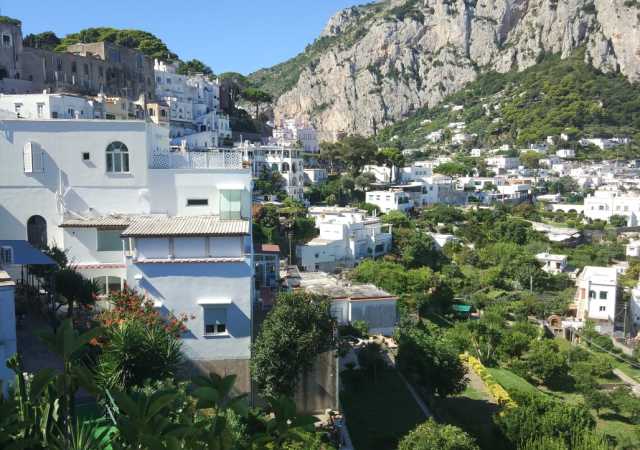 Widok na miasto Capri